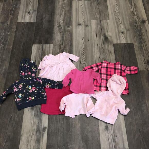 Gymboree / Carters/ Ralph Lauren Infant Girl Newborn Bundle of Shirts 0-3‎ m - Picture 9 of 9